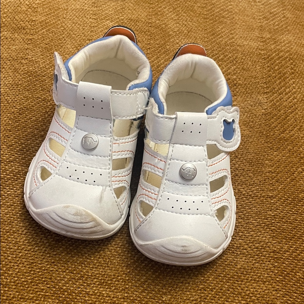 White Kids Sandals